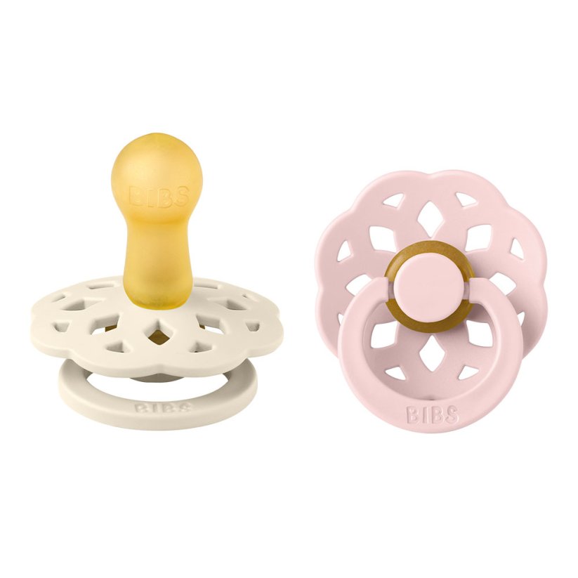 BIBS Boheme cumlik z prirodneho kaucuku 2ks IvoryBlossom II
