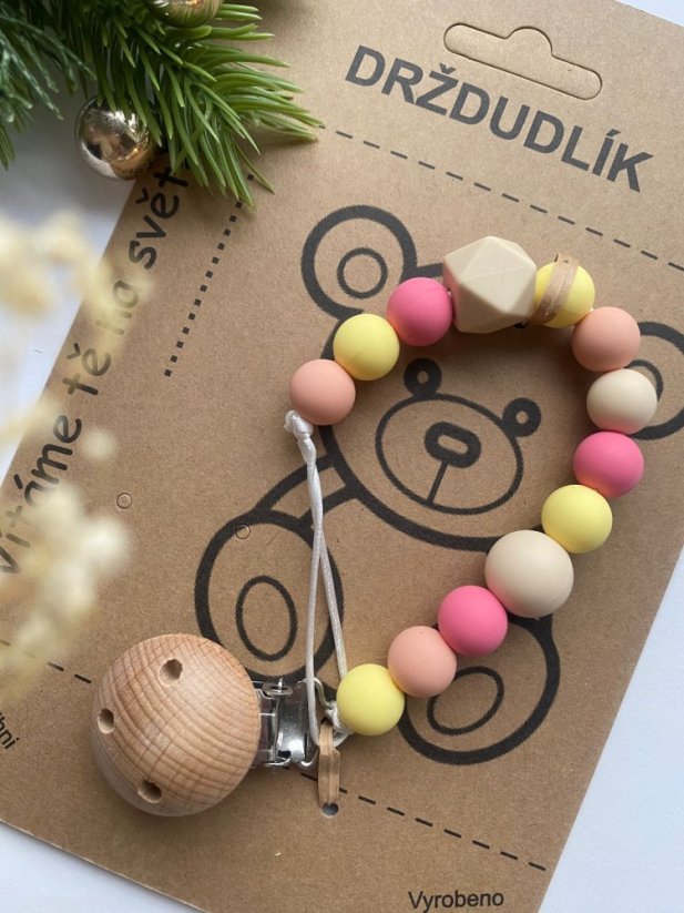 Drždudlík - Vanilka SILIKONOVÝ